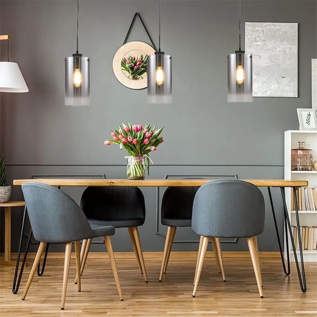 Freelight Ventotto Hanglamp 3xE27 - Smoke/Zwart