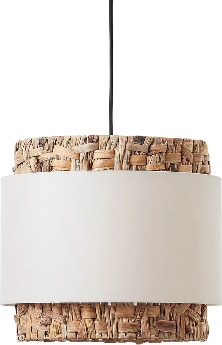 Brilliant Waterlilly Hanglamp - 35cm - Bruin/Wit