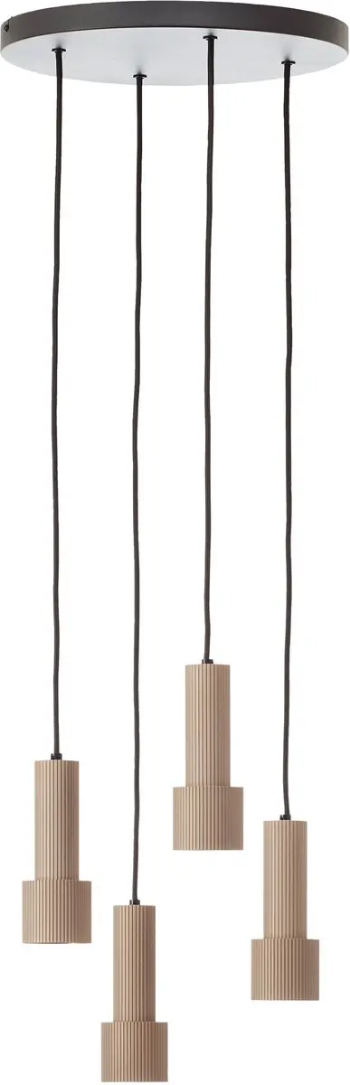 Brilliant Cadiz Hanglamp - 4xGU10 LED - Brons/Zwart - afbeelding 6 van 6