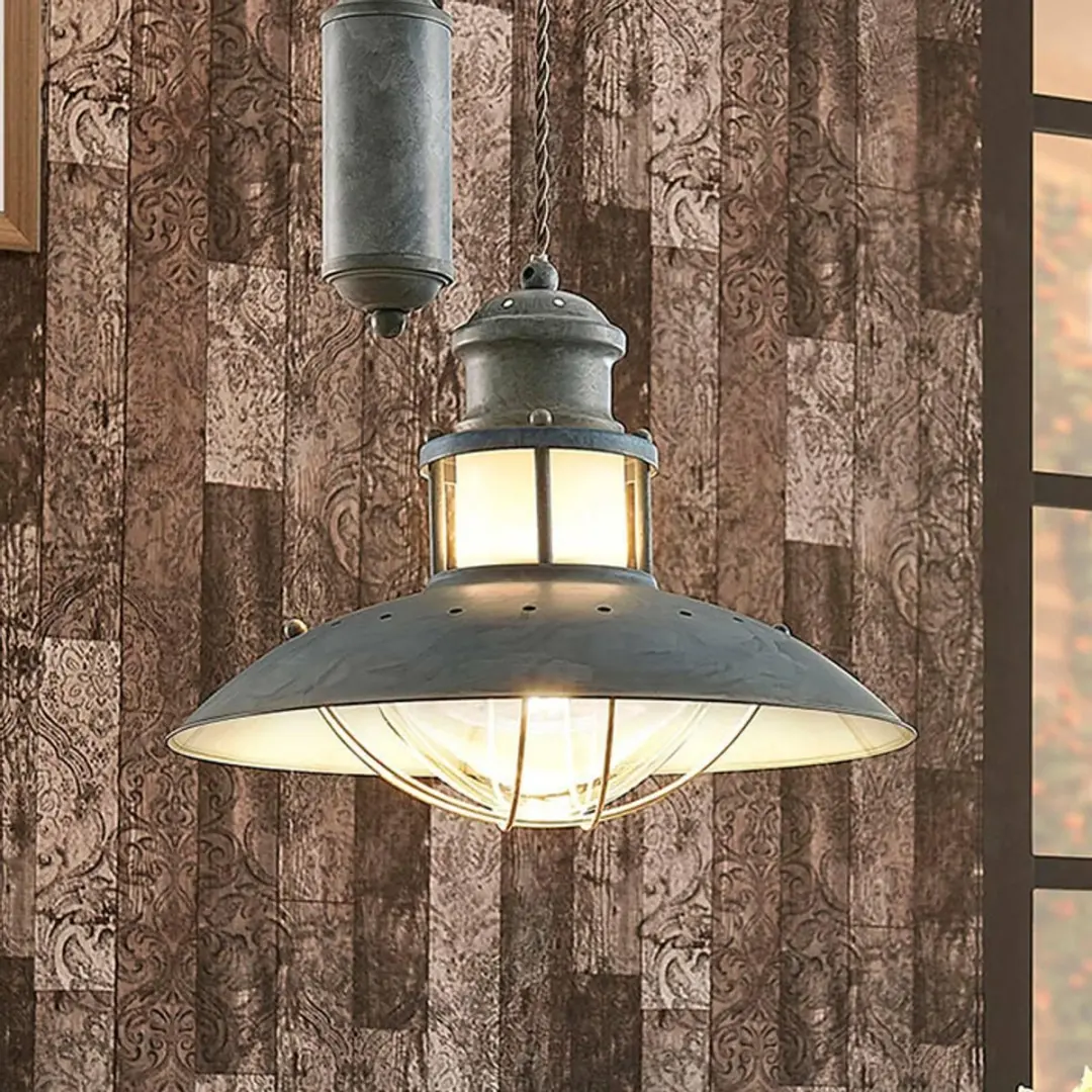 Lindby Hanglamp Metaal Glas 25.7cm