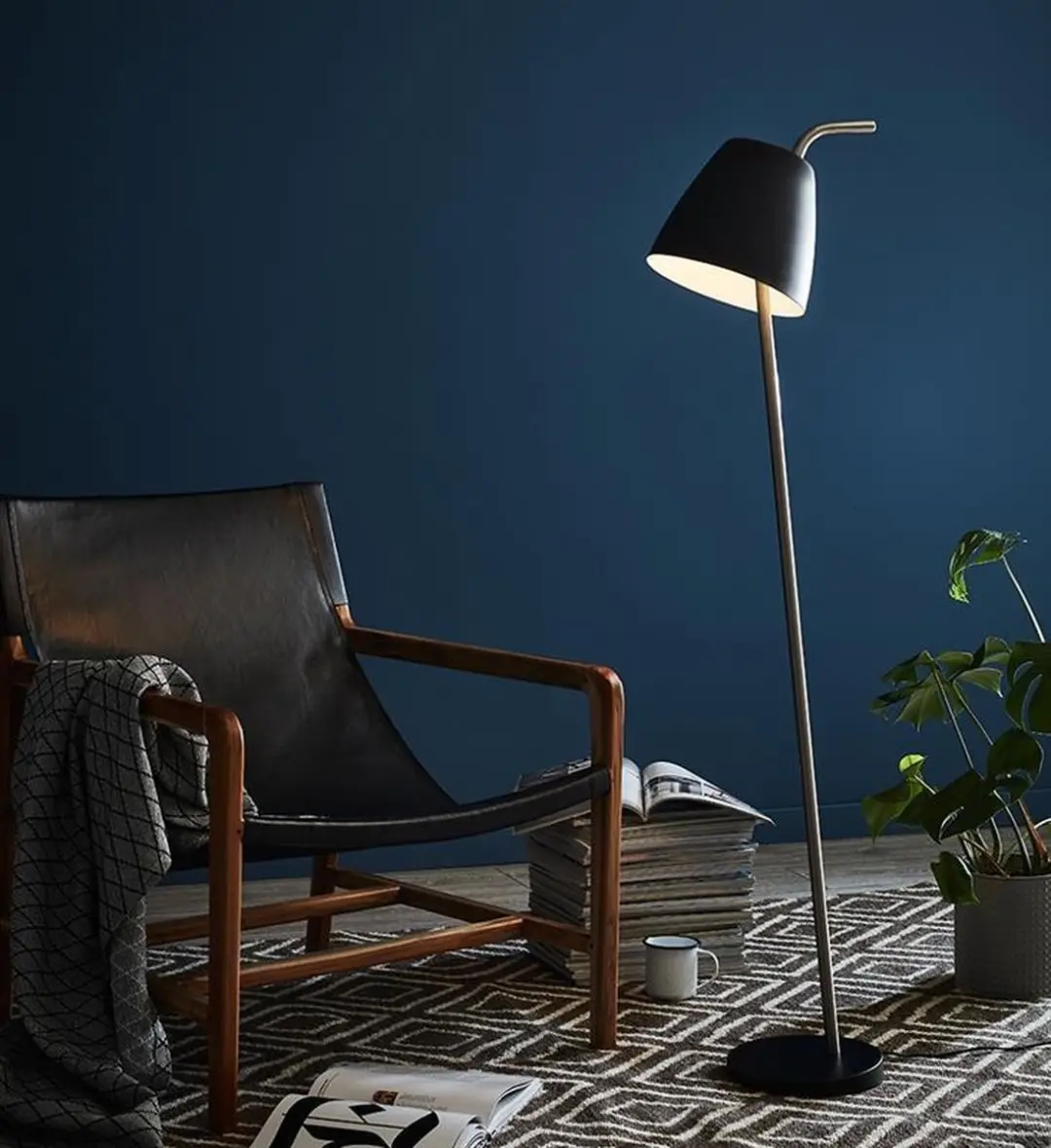 Markslöjd SPIN Vloerlamp - 1 Lichtpunt - Zwart