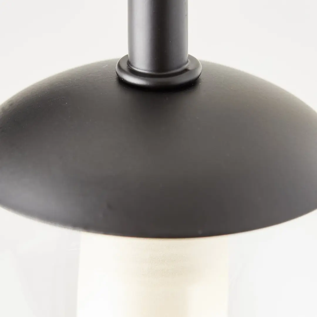 Brilliant Gitse Wandlamp QT14 G9 20W - Zwart/Transparant