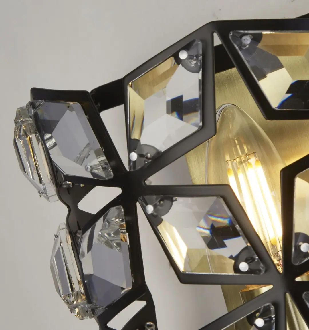 Searchlight IRIS Wandlamp Messing