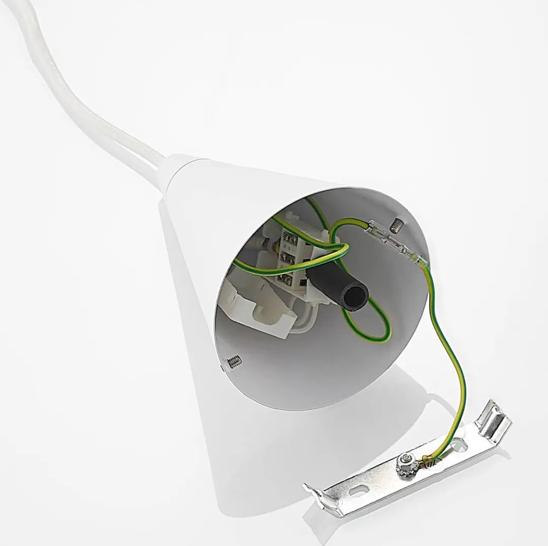 Lucande Hanglamp Metaal Aluminium 30cm - E27 - Mat Wit