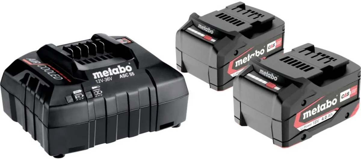 Metabo 685050000 18V Li-Ion Accu Starterset - 2x 4.0Ah - afbeelding 6 van 6