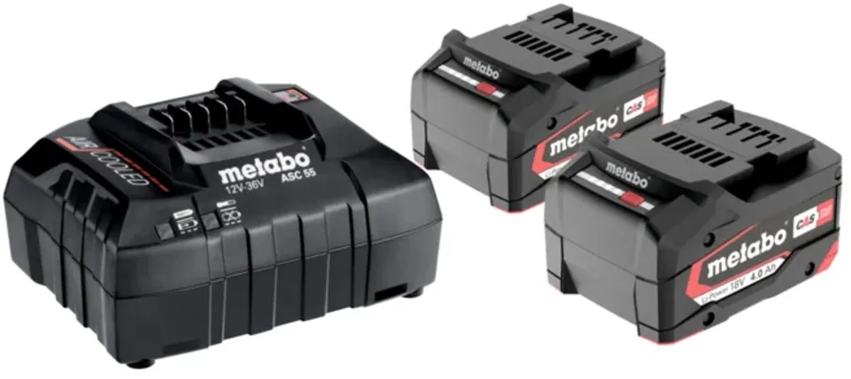 Metabo 685050000 18V Li-Ion Accu Starterset - 2x 4.0Ah