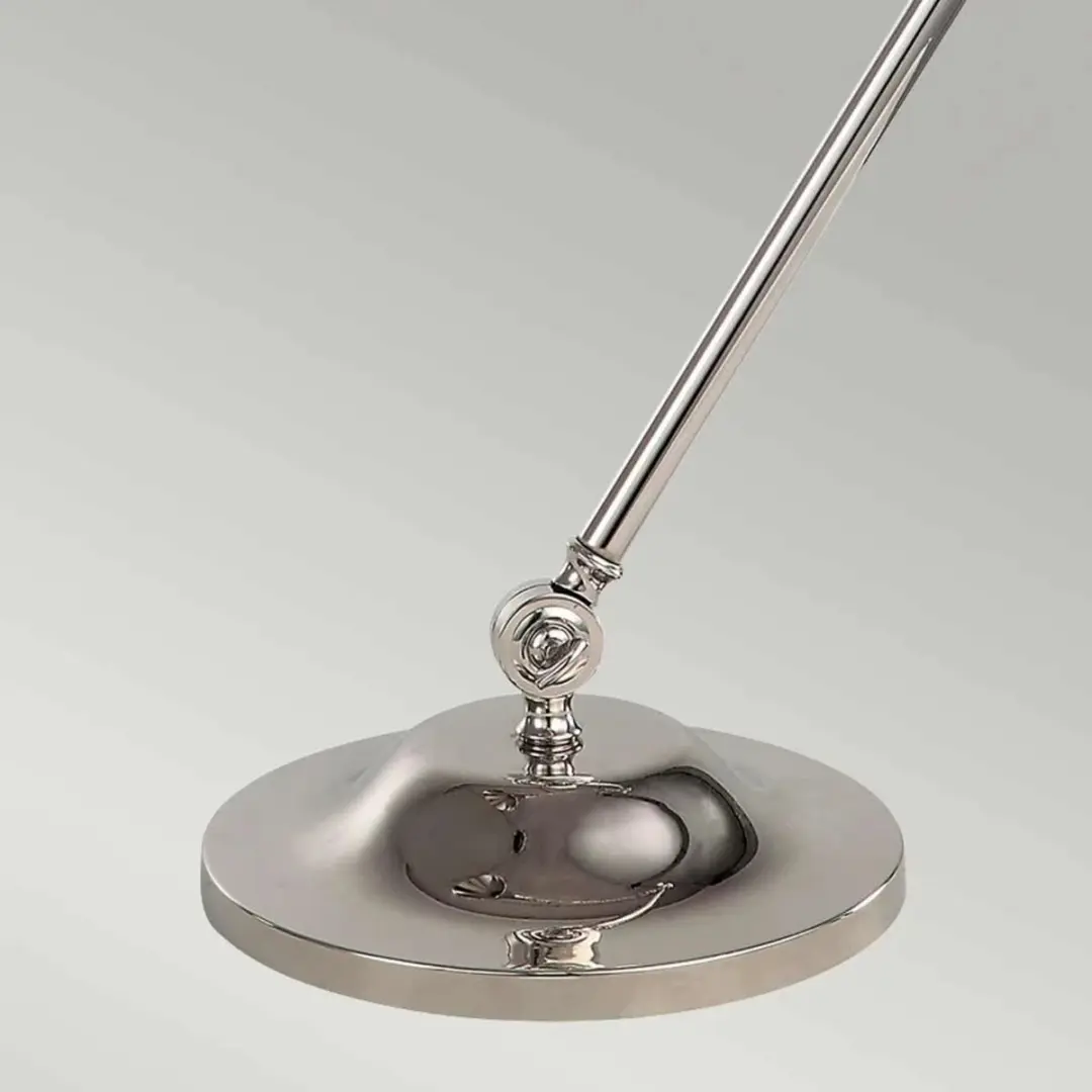 Elstead LED Tafellamp Provence - Polished Nickel - E27 60W