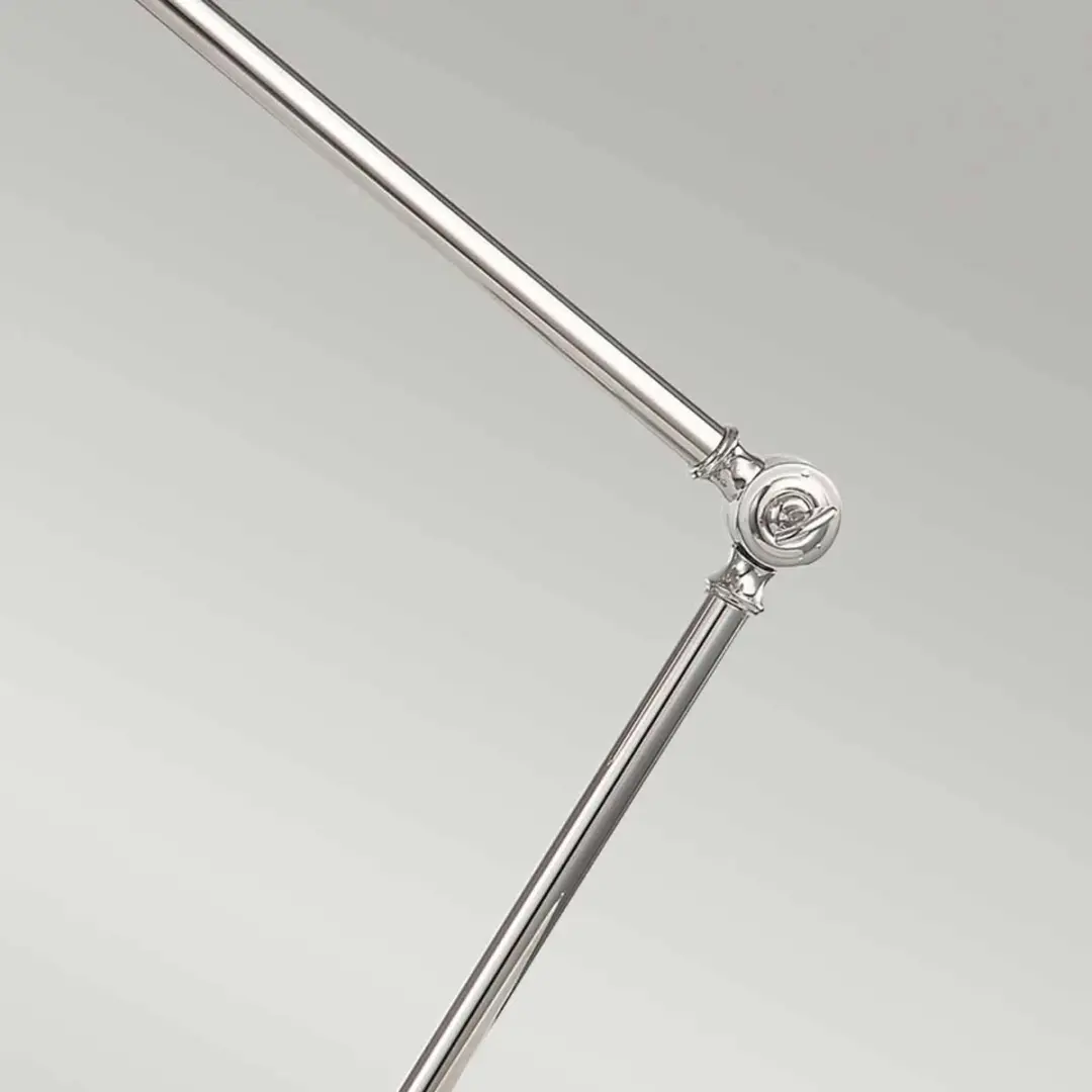 Elstead LED Tafellamp Provence - Polished Nickel - E27 60W