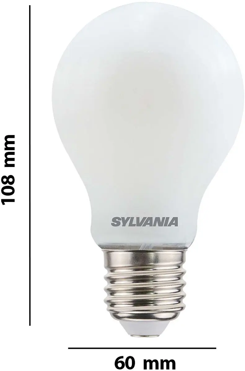 Sylvania Nedis ToLEDo Retro GLS 806LM 7W - Mat - 2700K - afbeelding 6 van 6