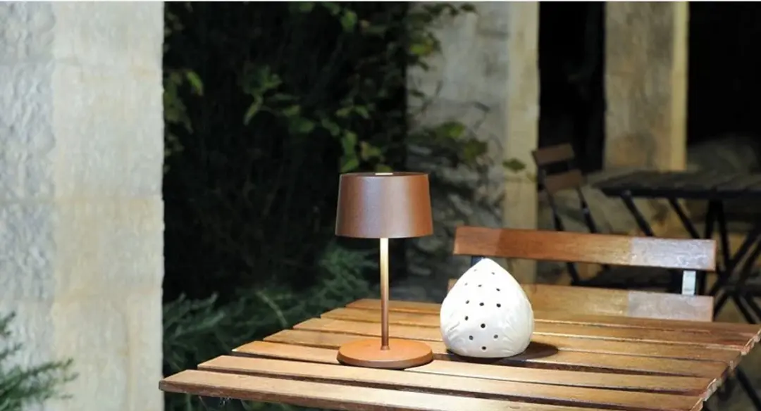 Zafferano Olivia Pro Mini LED Tafellamp - Groen - Oplaadbaar & Dimbare
