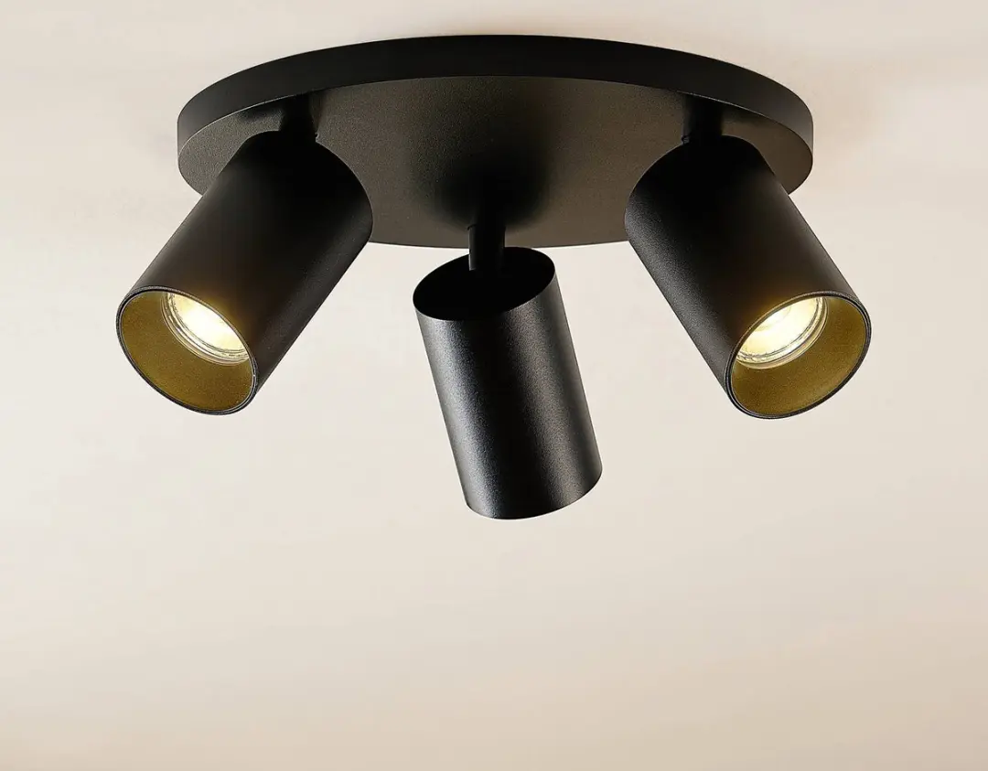 ARCCHIO Buitenspot 3-lichts GU10 - 25cm - Zwart