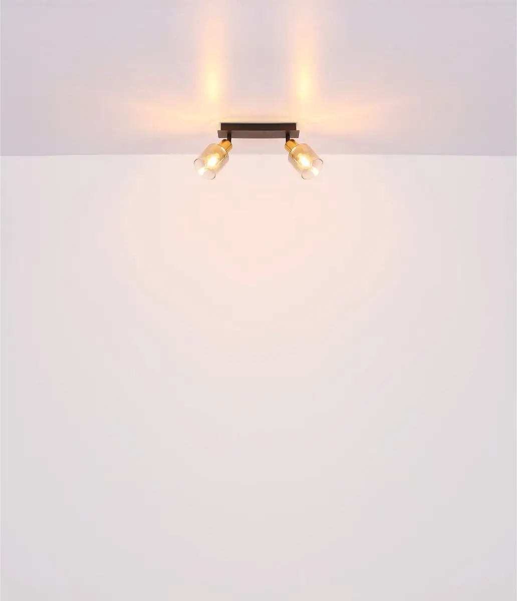 Globo Hollsy Hanglamp - 4 Lichtpunten E14 - Zwart - afbeelding 6 van 6