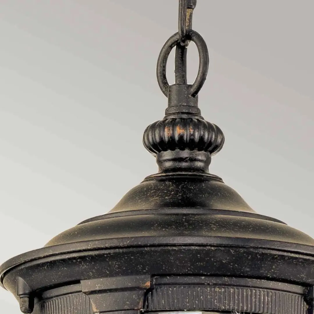 Elstead LED Hanglamp Cleveland E27 60W - Weathered Bronze