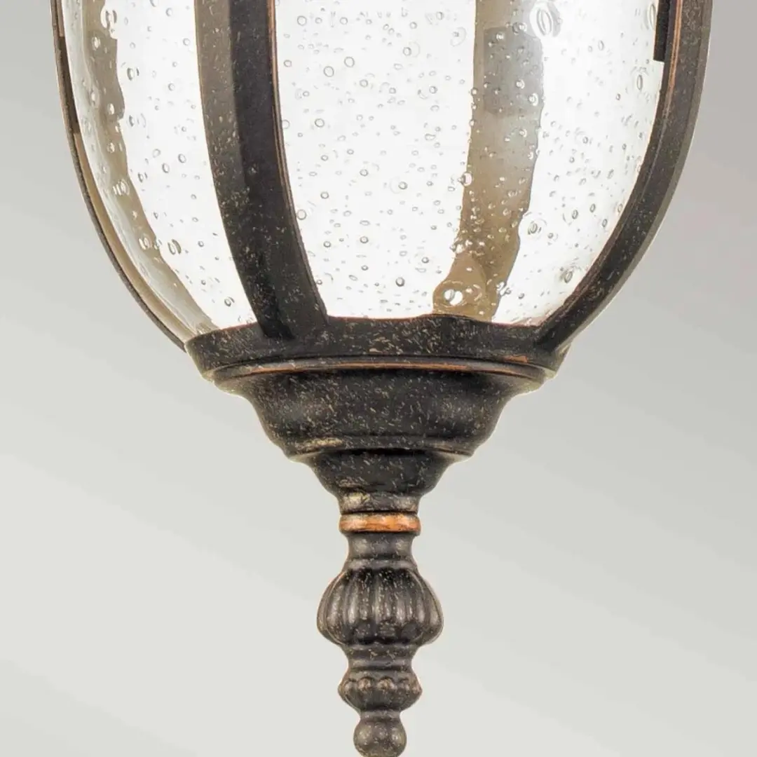 Elstead LED Hanglamp Cleveland E27 60W - Weathered Bronze