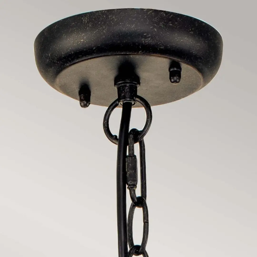 Elstead LED Hanglamp Cleveland E27 60W - Weathered Bronze