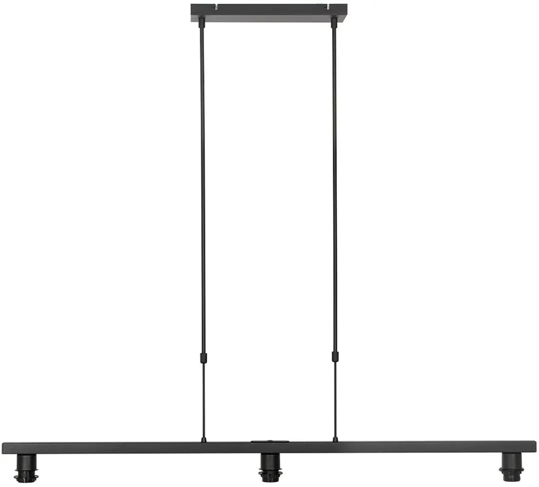 Steinhauer 3-lichts Hanglamp Zwart