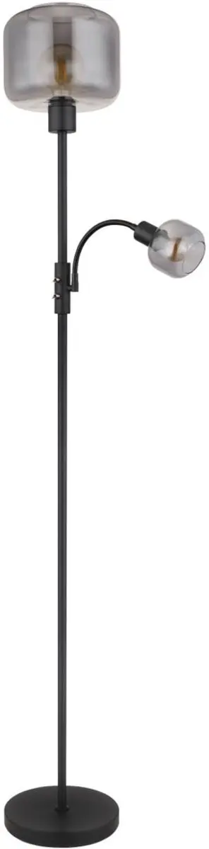 Globo Giuseppe Vloerlamp 3-Lichts - 165cm - Mat Zwart