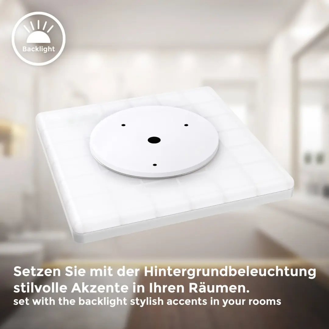 Briloner LED Badkamerverlichting IP44 18W 29x29cm - Wit
