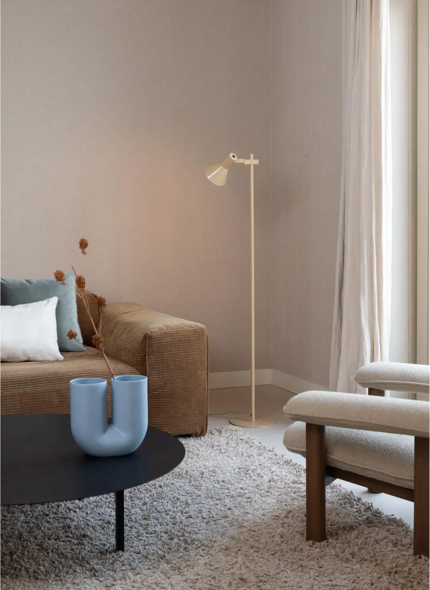 it's about RoMi Stavanger Vloerlamp - Beige - 146cm
