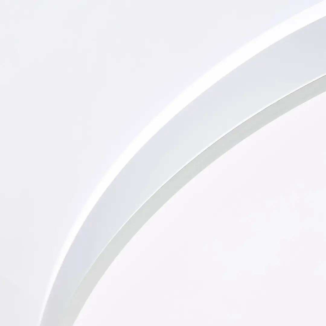 Brilliant Britt Plafondlamp 36W - Ø48cm - Zilver/Wit