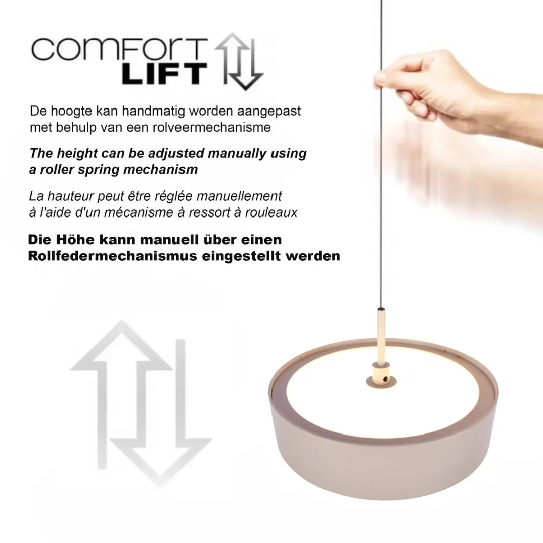 Freelight Hanglamp Alieno 3 - Ø33cm Beige