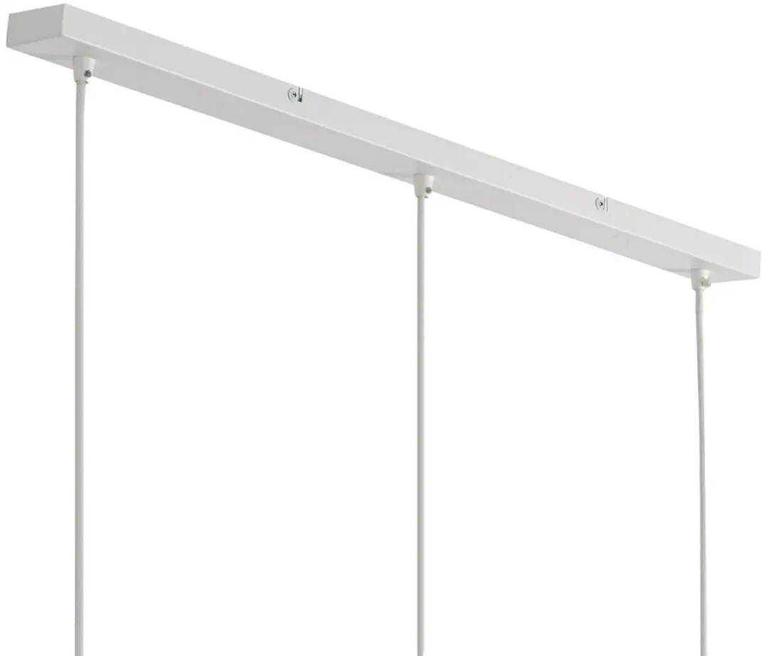 Lindby Hanglamp 3-Lichts Metaal E27 Wit