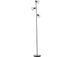 Brilliant Blacky Vloerlamp 3-vlams - 3x E14 25W - Zwart