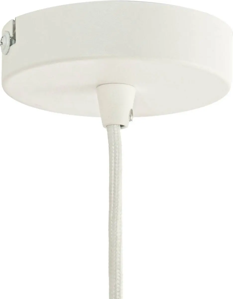 Lindby Hanglamp Metaal 1 Licht E27 Wit