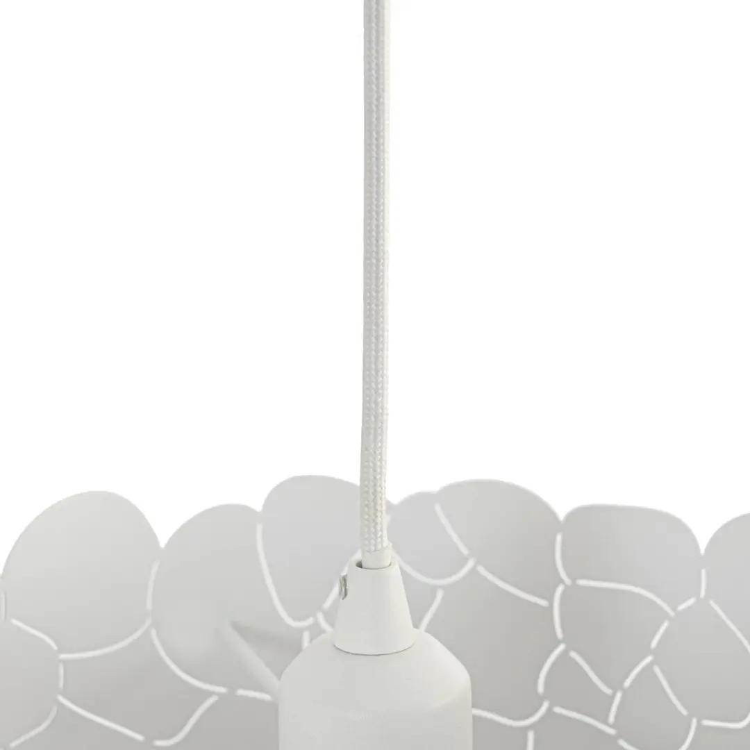 Lindby Hanglamp Metaal 1 Licht E27 Wit