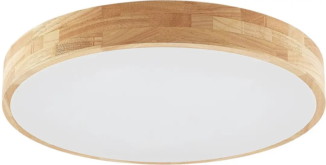 Lindby Plafondlamp Hout 5-Lichts E27 - 60cm - afbeelding 6 van 6