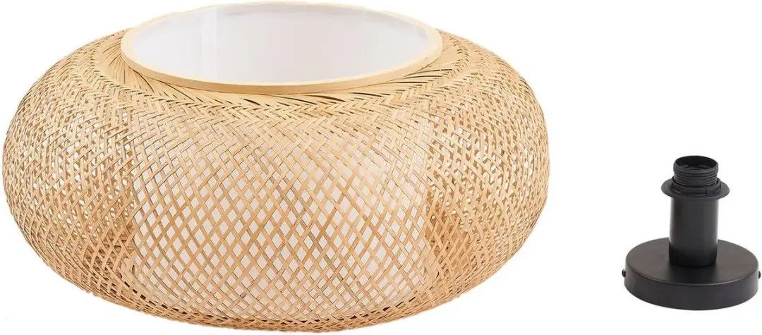 Lindby Plafondlamp Bamboe 1 Lichtpunt - Ø50cm