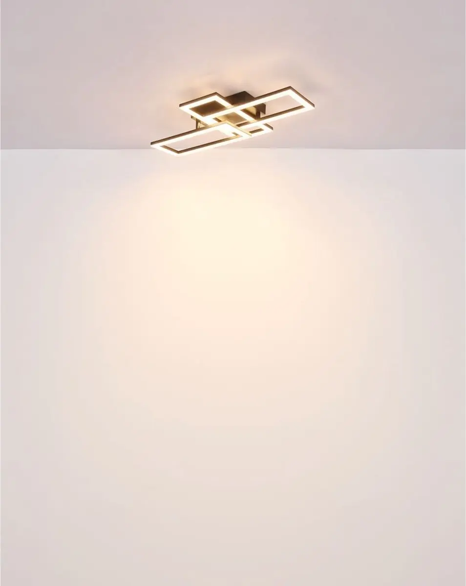 Globo Sapena Plafondlamp 24W - Zwart - afbeelding 6 van 6