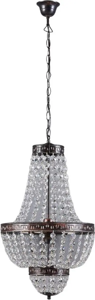 Lindby Hanglamp 5xG9 - Zwart Goud Geborsteld