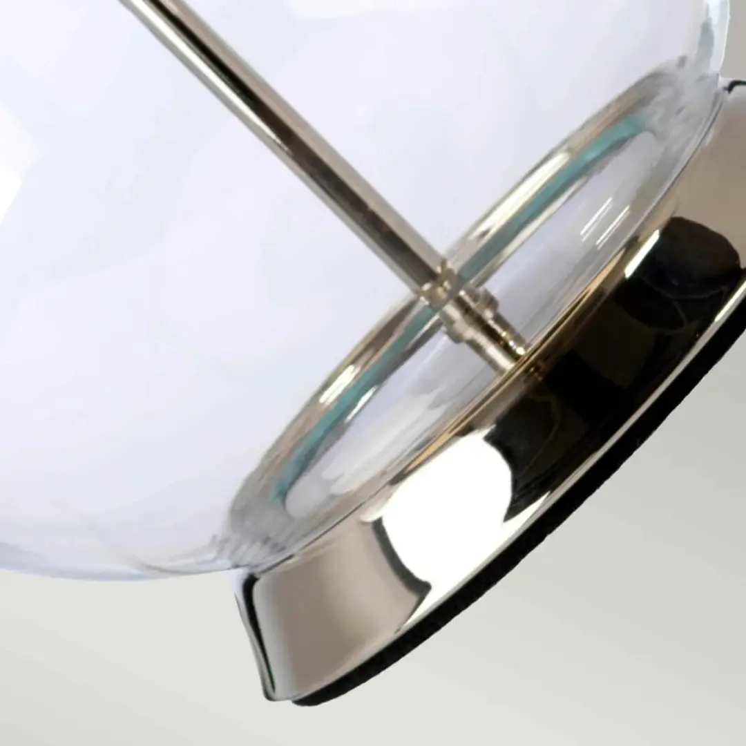 Elstead Lighting Orb LED Tafellamp - Polished Nickel met Zwart