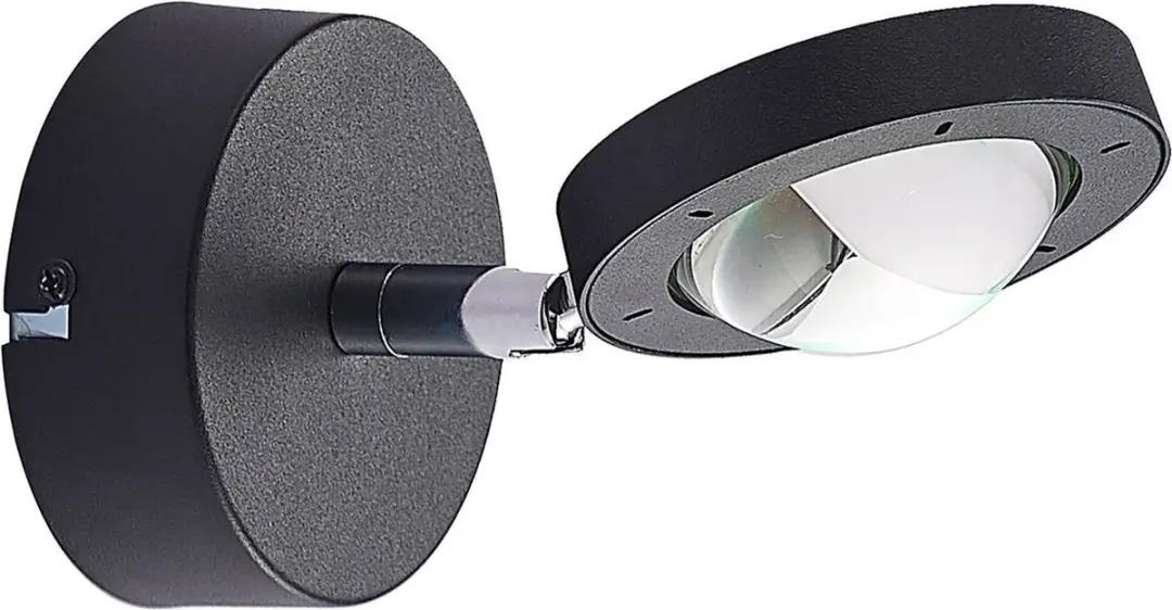 Lindby LED Wandlamp 8W - Zwart
