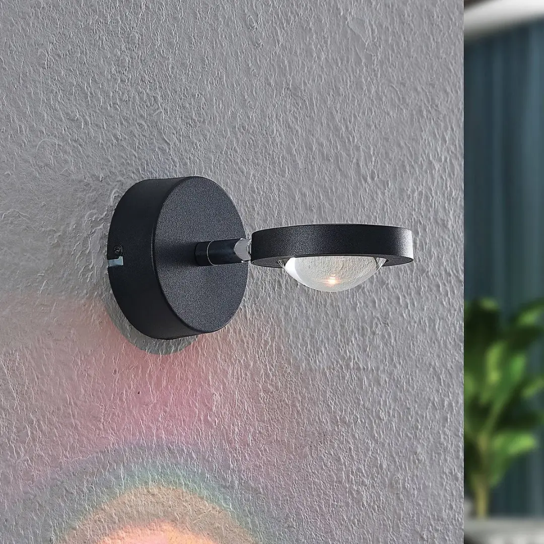 Lindby LED Wandlamp 8W - Zwart
