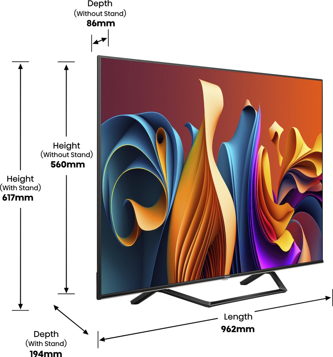 Hisense 43A7NQ - 43 inch - 4K QLED - 2024