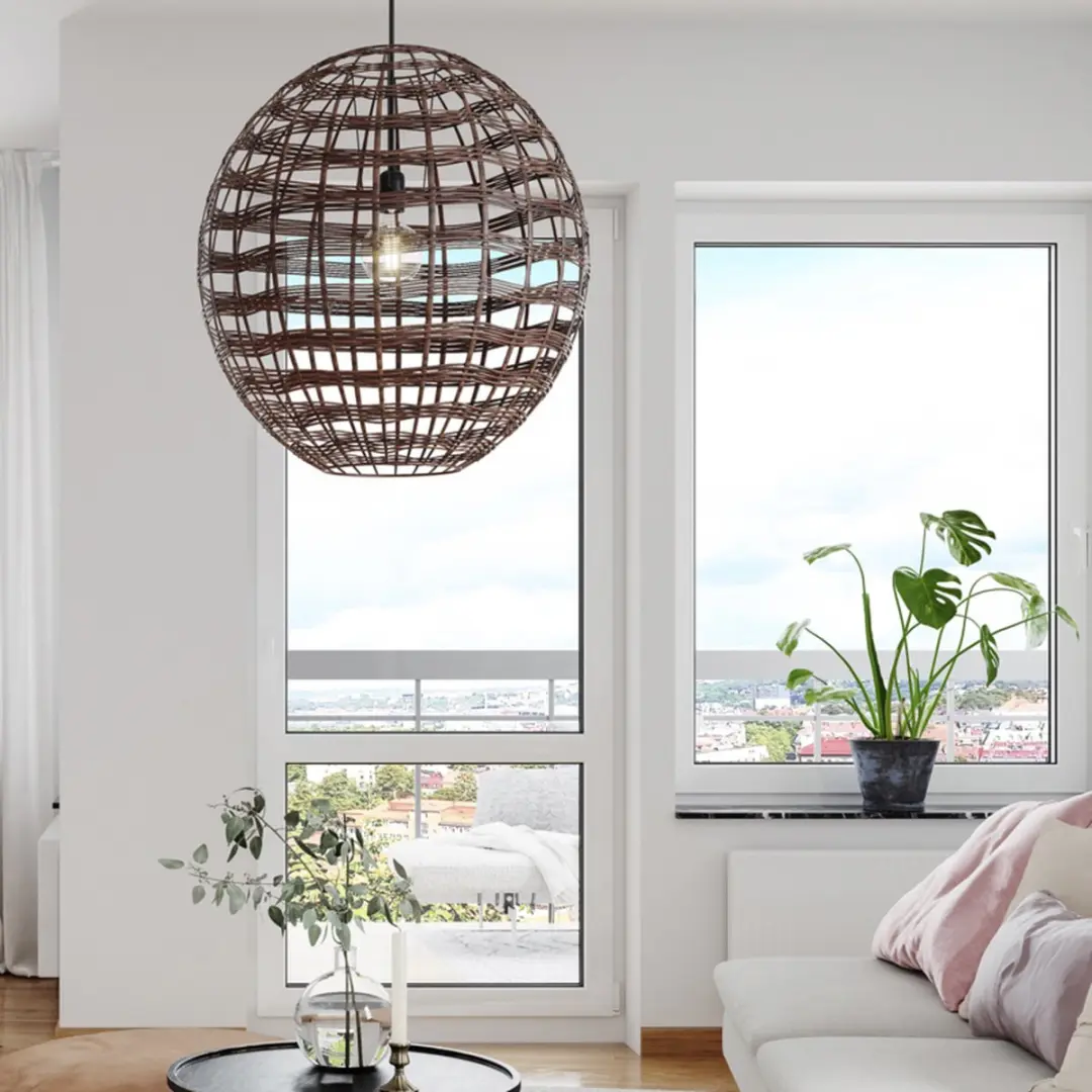 By Rydéns Broom Hanglamp - 15W - Ø60cm - Donkerbruin