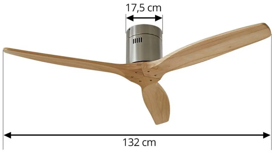 Lucande Plafondventilator 132cm