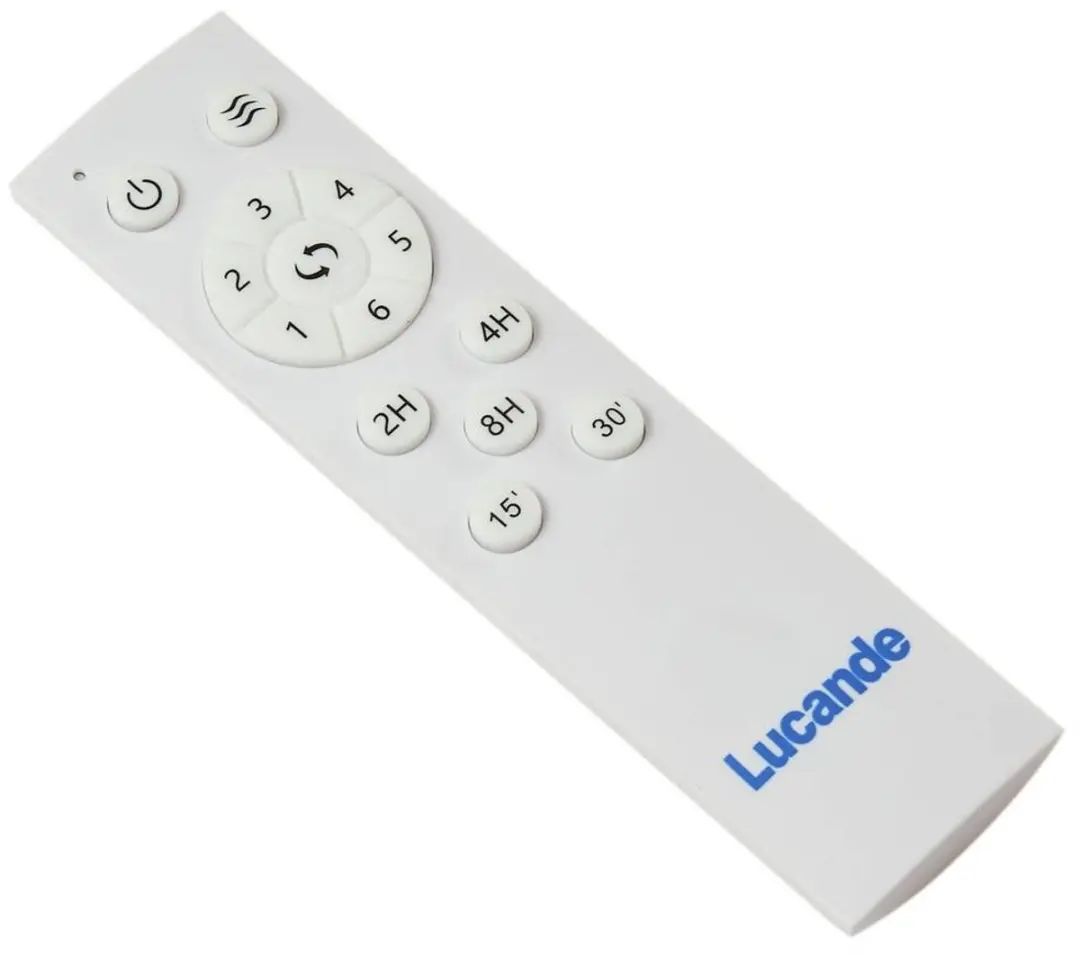 Lucande Plafondventilator 132cm - 3 Bladen - Licht Hout/Nikkel