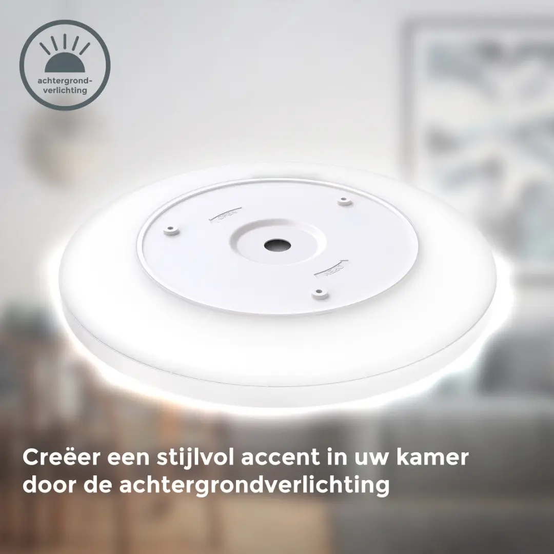 Briloner LED Plafondlamp Ø29,3cm 2.400Lm 18W - 4.000K