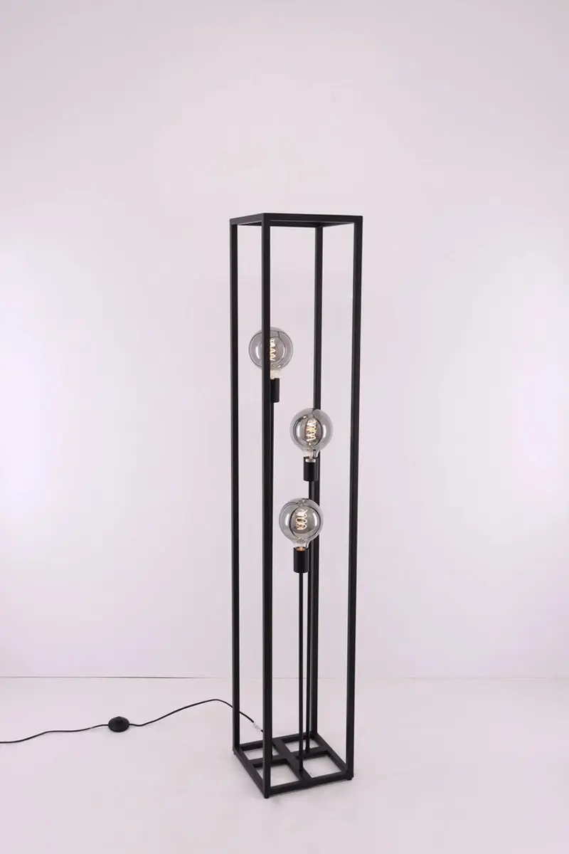 Freelight Esteso Vloerlamp 3xE27 - 160cm - Mat Zwart