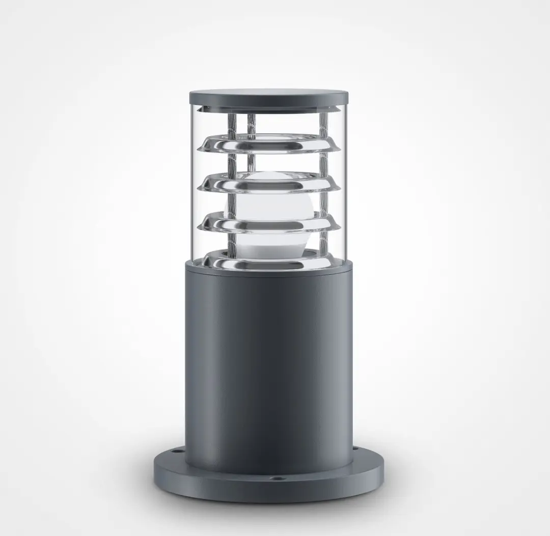 Maytoni Outdoor Bronx Landschapsverlichting - Grijs Ø15,5cm