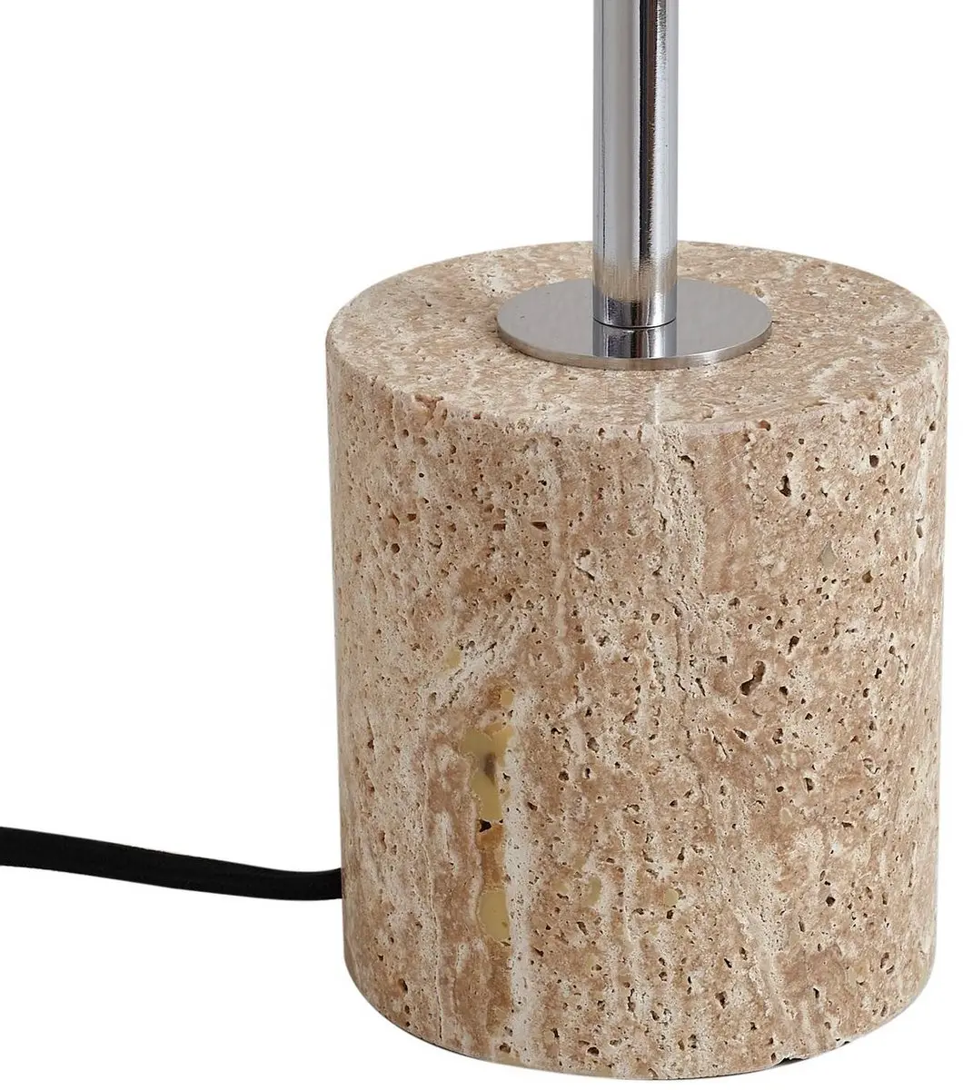 Lindby Tafellamp Metaal Travertijn 10W - Beige