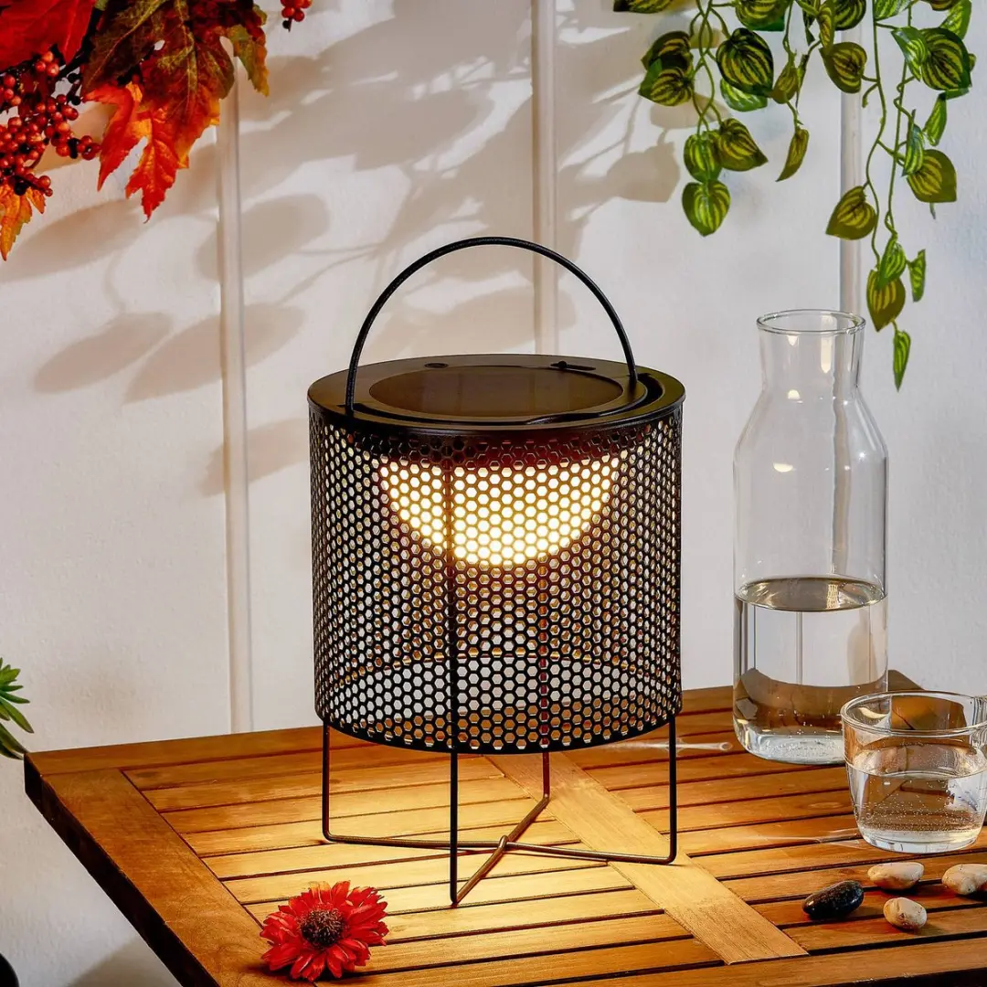 Lindby Solar RGB Buitenverlichting - 1 Licht - Zwart