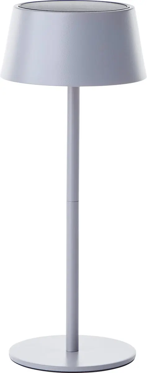 Brilliant Picco Oplaadbare Solar Tafellamp 4W - Grijs