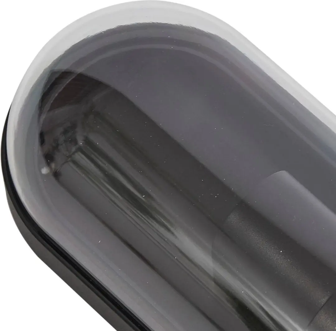 Lucande Wandlamp Buiten 1 Lichtpunt E27 - 15W - Zwart/Transparant