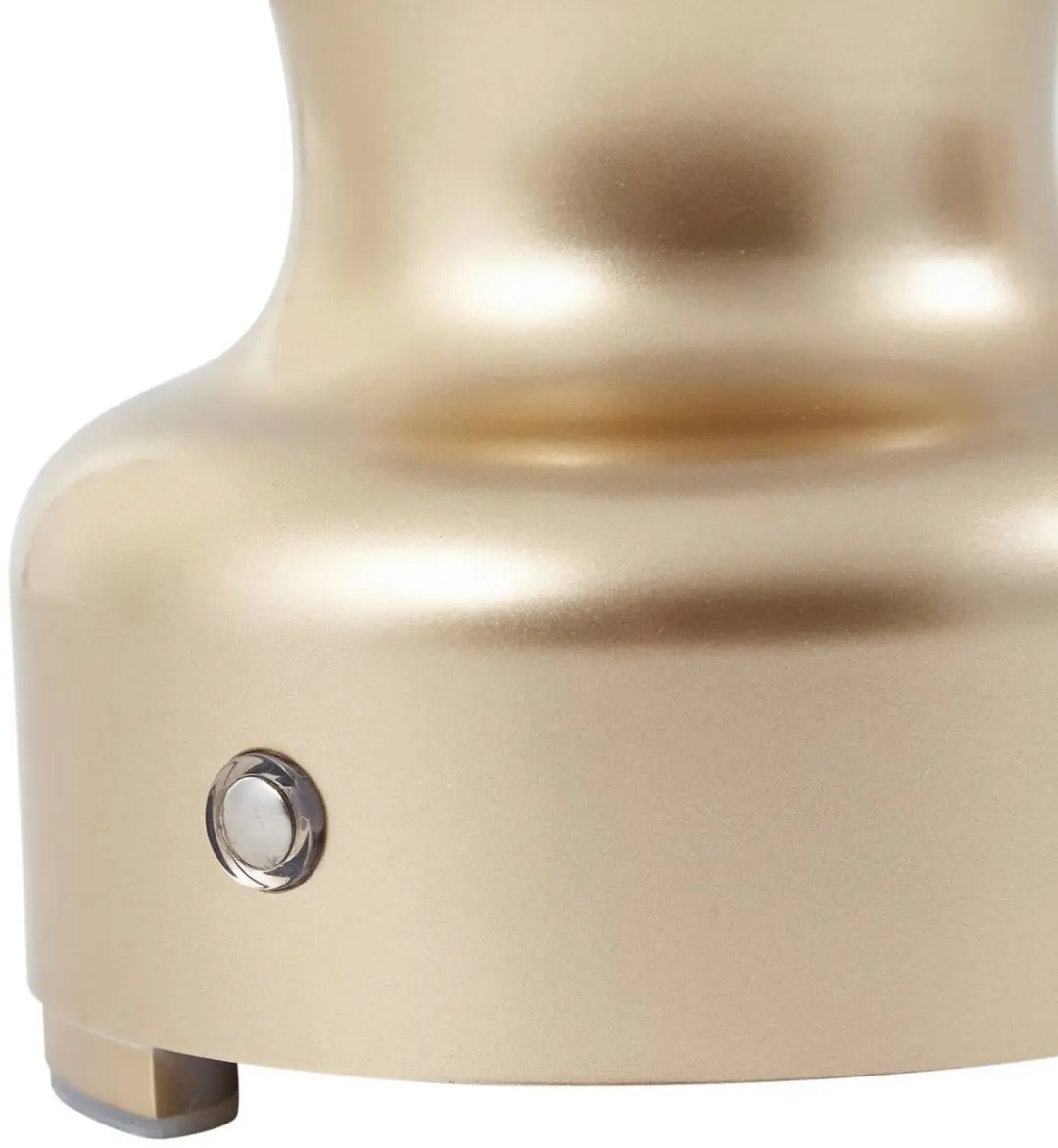 Lindby LED Tafellamp 1 Licht - 12cm - Rookgrijs/Goudmat
