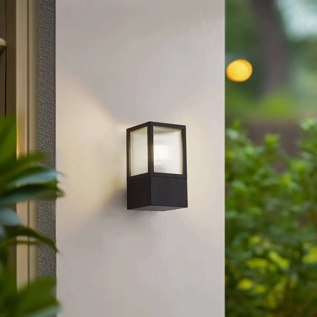 Lucande Wandlamp Metaal E27 - 1 Lichtpunt - Zwart