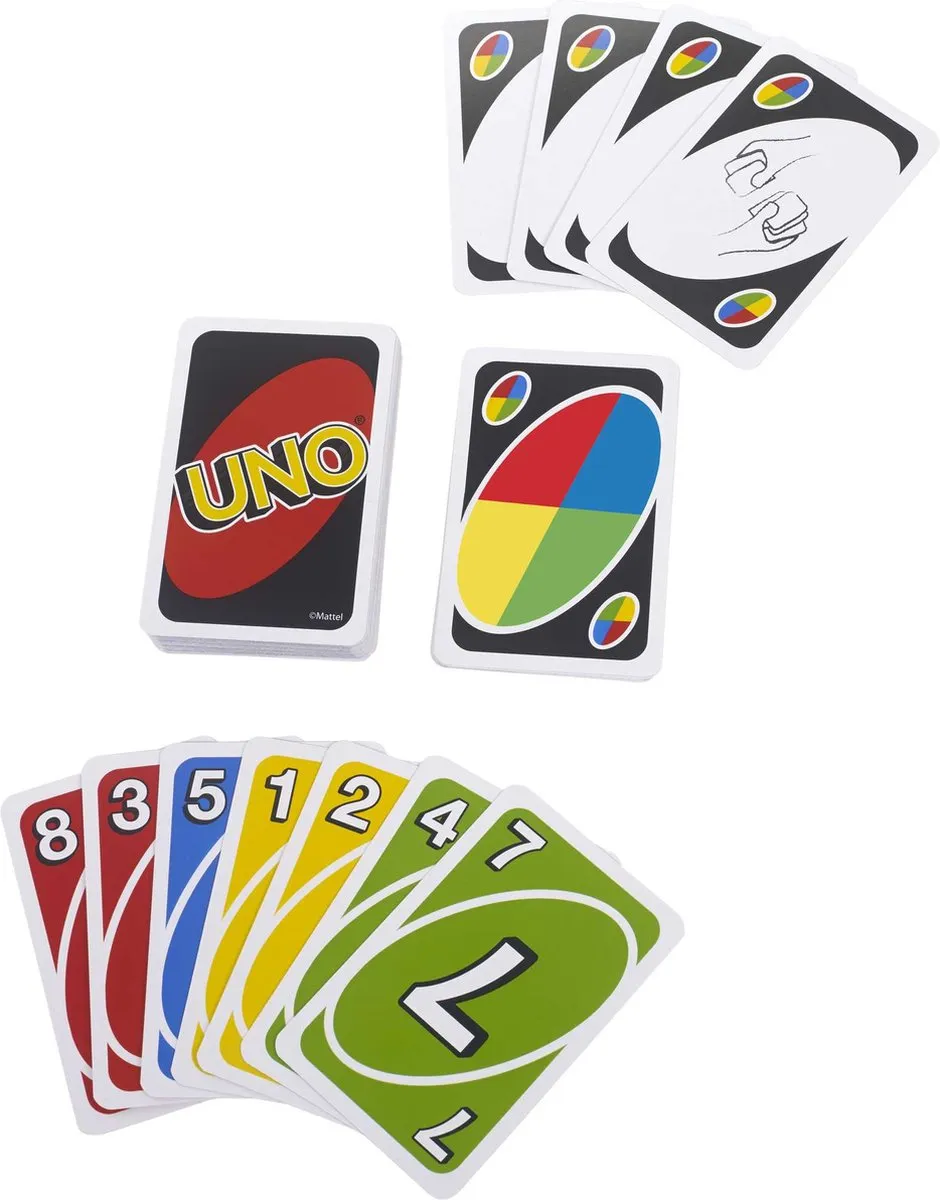 Mattel UNO Get Wild - Aanpasbare Kaarten - 2-10 Spelers